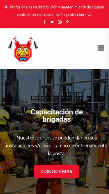 Screenshot of duso.mx