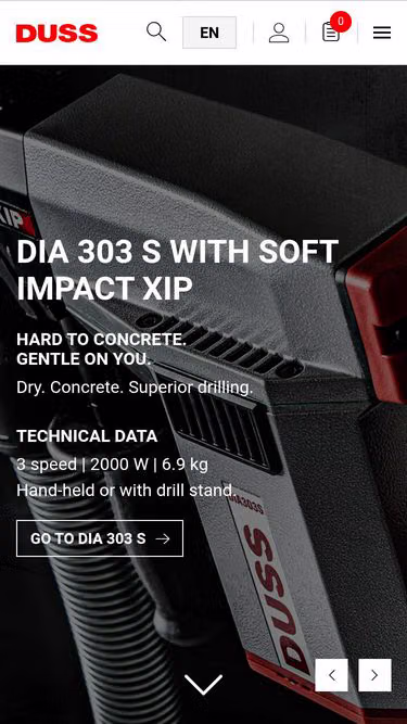 Screenshot of duss.com