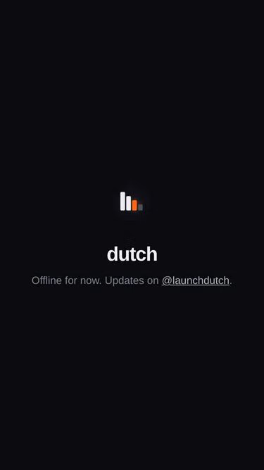Screenshot of dutch.xyz