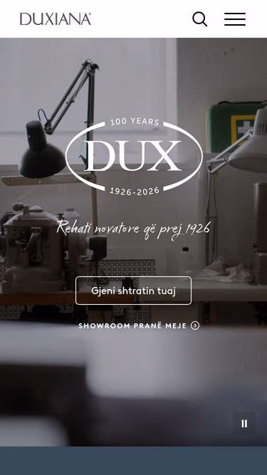 Screenshot of duxiana.al