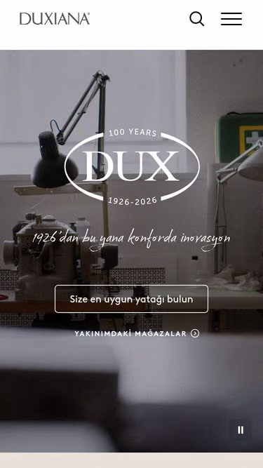 Screenshot of duxiana.com.tr