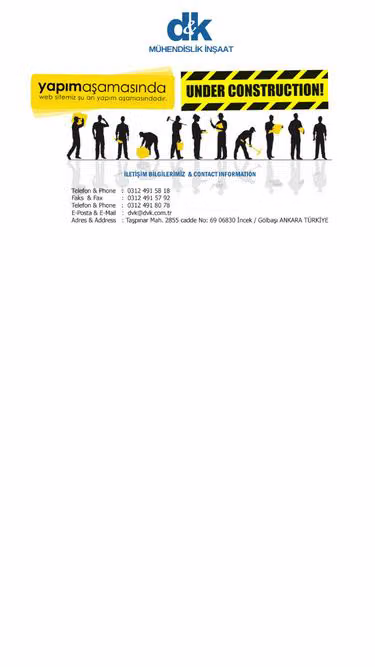 Screenshot of dvk.com.tr