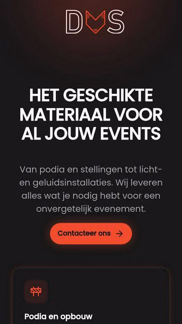 Screenshot of dvs.events