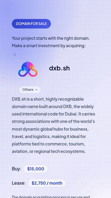 Screenshot of dxb.sh