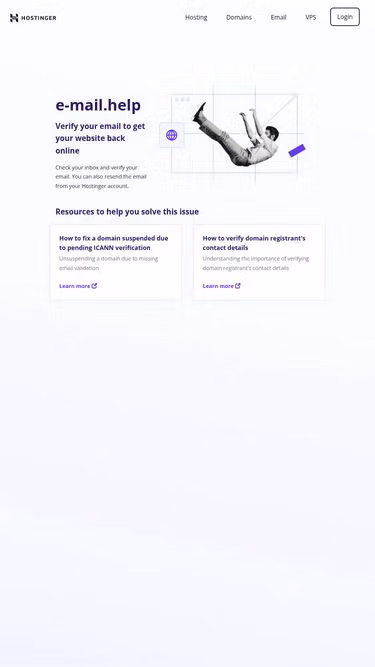 Screenshot of e-mail.help