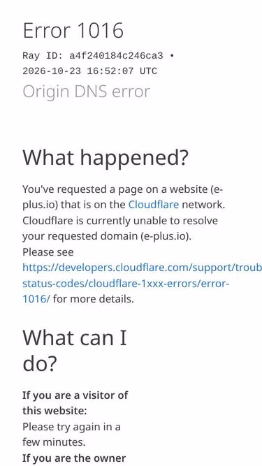 Screenshot of e-plus.io
