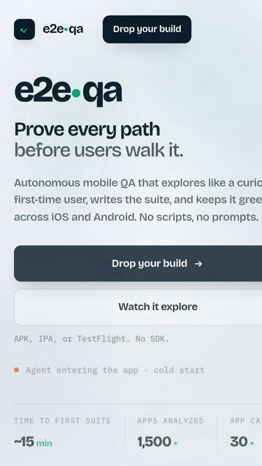 Screenshot of e2e.qa