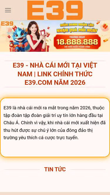 Screenshot of e39.agency
