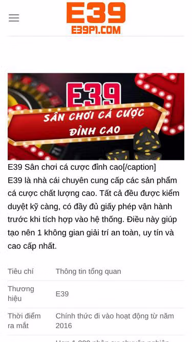 Screenshot of e39.gives