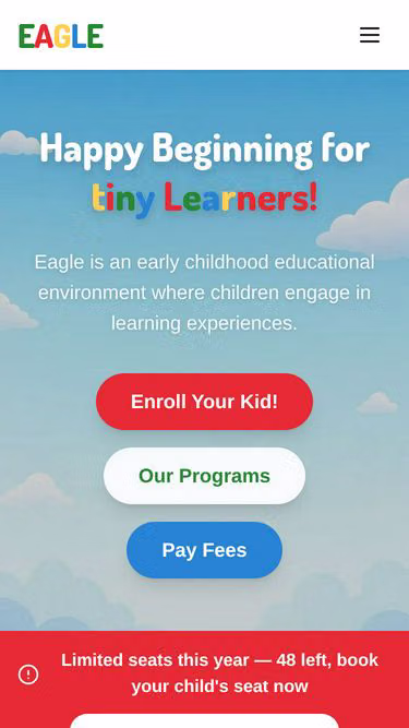 Screenshot of eagle.edu.sa