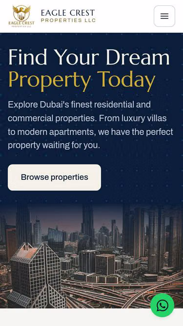 Screenshot of eaglecrest.ae