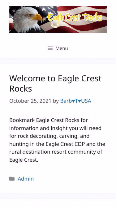 Screenshot of eaglecrest.rocks