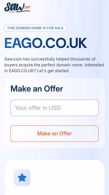 Screenshot of eago.co.uk