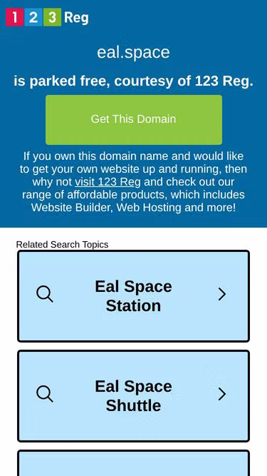 Screenshot of eal.space
