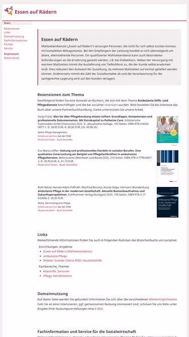 Screenshot of ear.de