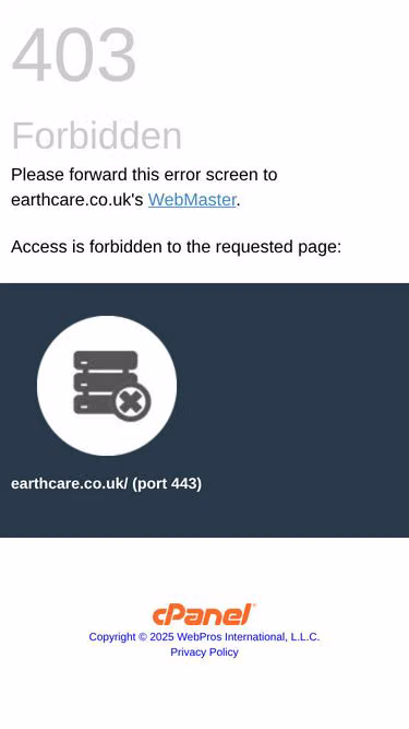 Screenshot of earthcare.co.uk
