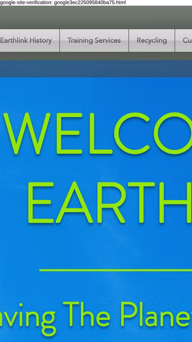 Screenshot of earthlink.org.nz