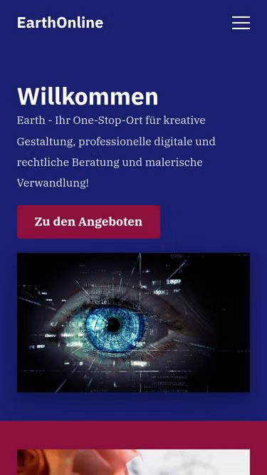 Screenshot of earthonline.ch