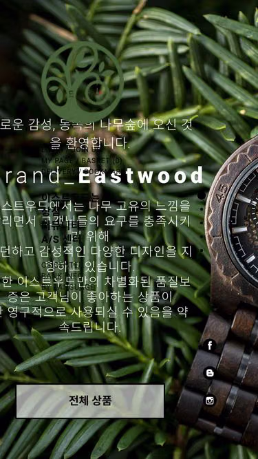 Screenshot of eastwood.kr