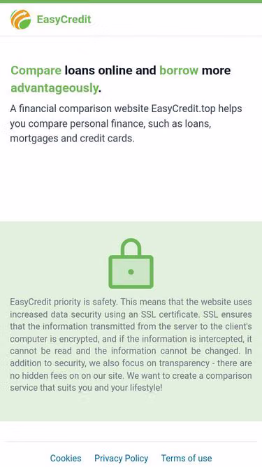 Screenshot of easycredit.top