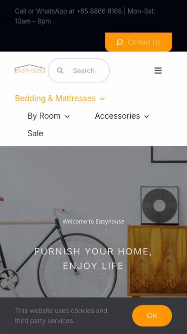 Screenshot of easyhouse.com.sg