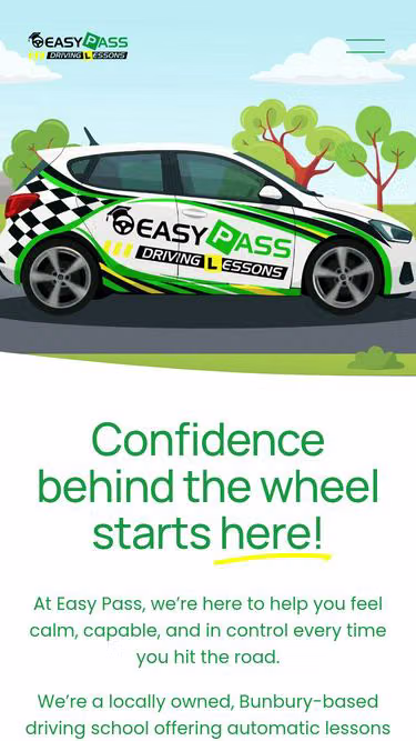 Screenshot of easypass.com.au