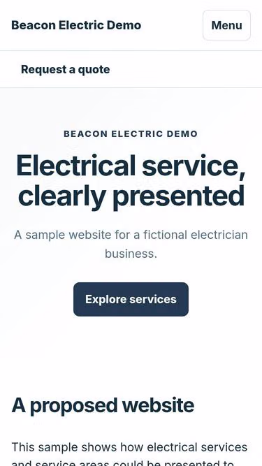 Screenshot of easysites.io