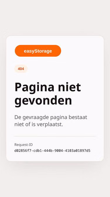 Screenshot of easystorage.dev