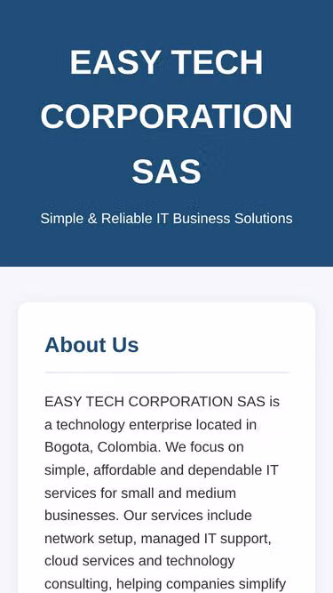 Screenshot of easytech.mom