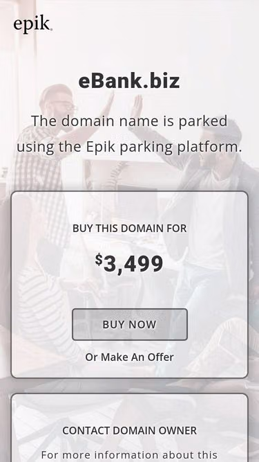 Screenshot of ebank.biz