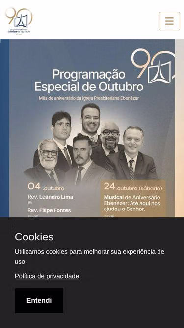 Screenshot of ebenezer.org.br