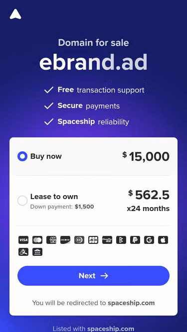 Screenshot of ebrand.ad