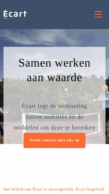 Screenshot of ecart.nl