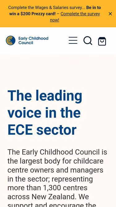 Screenshot of ecc.org.nz