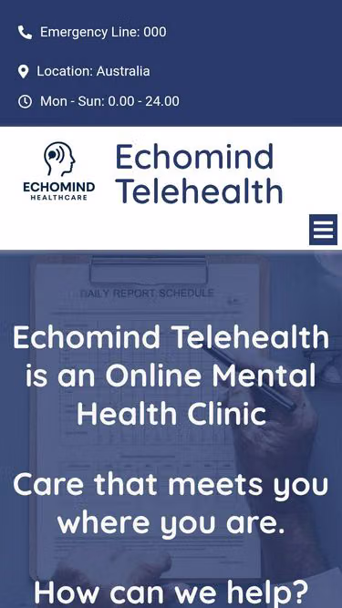 Screenshot of echomind.online