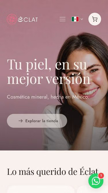Screenshot of eclat.mx