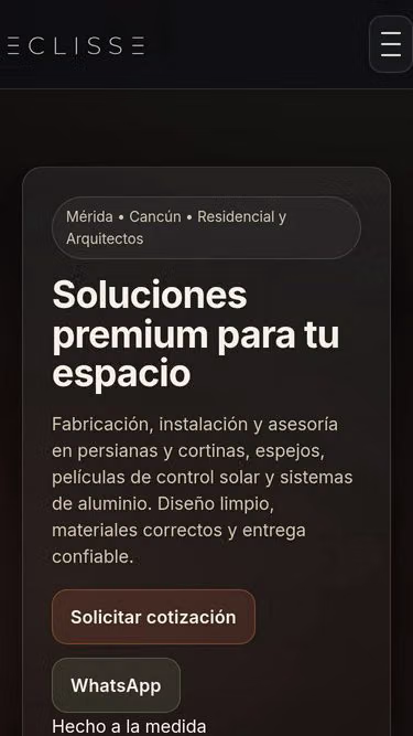 Screenshot of eclisse.com.mx
