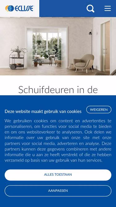 Screenshot of eclisse.nl