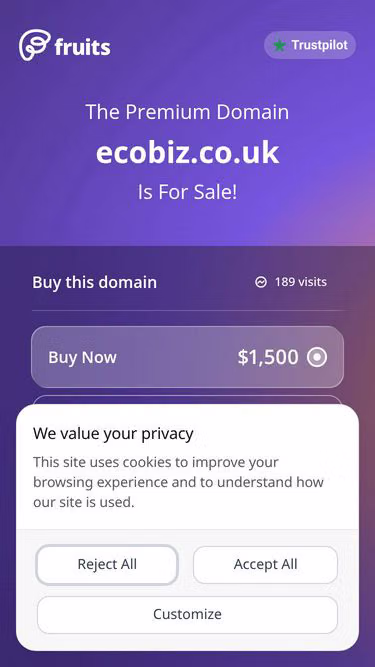 Screenshot of ecobiz.co.uk