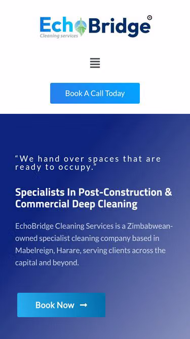 Screenshot of ecobridge.co.zw