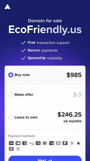 Screenshot of ecofriendly.us