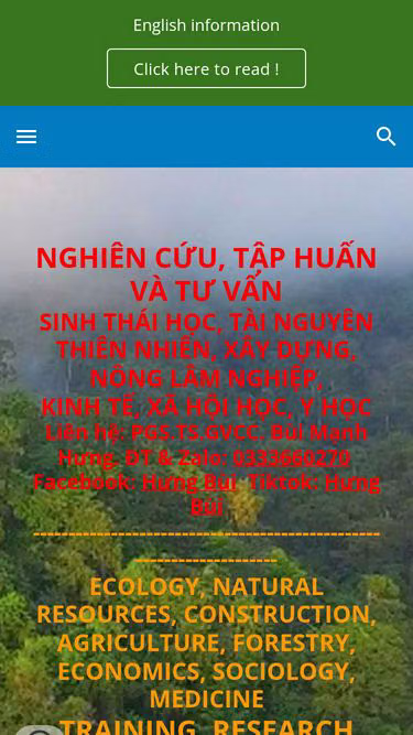 Screenshot of ecology.info.vn