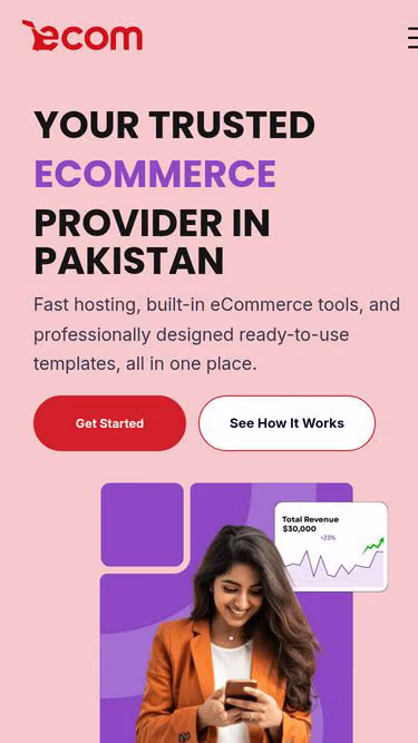 Screenshot of ecom.pk