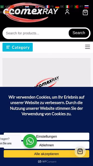 Screenshot of ecomex.net