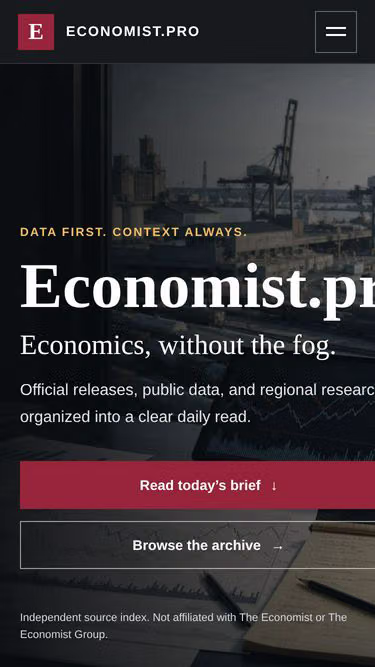 Screenshot of economist.pro
