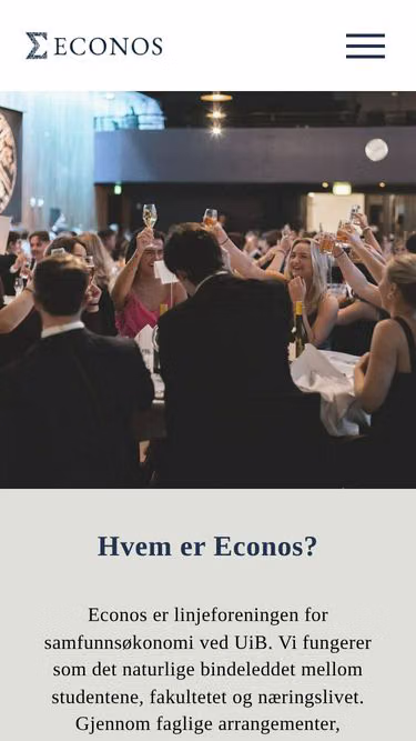 Screenshot of econos.no
