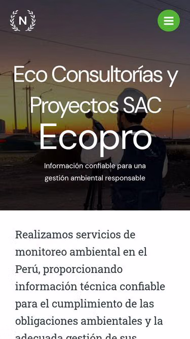 Screenshot of ecopro.pe