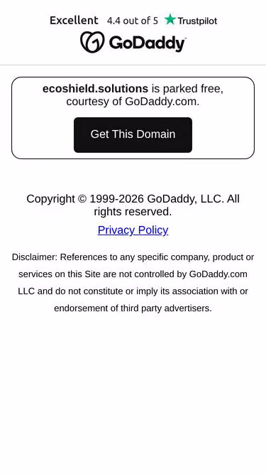 Screenshot of ecoshield.solutions