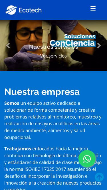 Screenshot of ecotech.com.uy