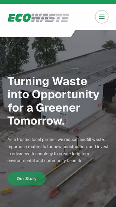 Screenshot of ecowaste.com